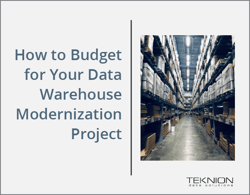 Image of a book for How to Budget for Your Data Warehouse Modernization Project